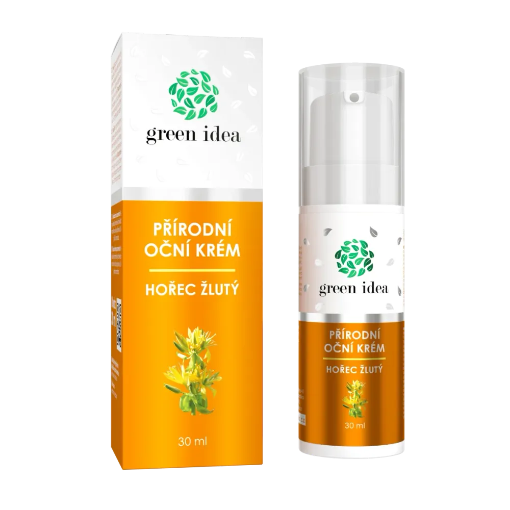 Green idea Přírodní oční krém - Hořec žlutý