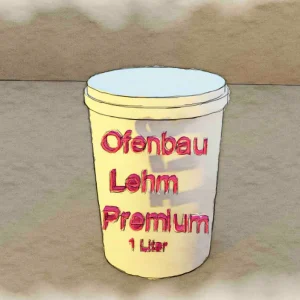 Hliněná malta pro stavbu kamen 1 litrový kbelík