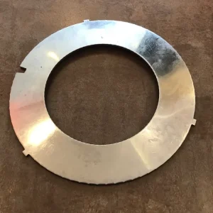 Hořákový kroužek 170/105 mm spodní pro olejové topné těleso 6 kW chromová ocel