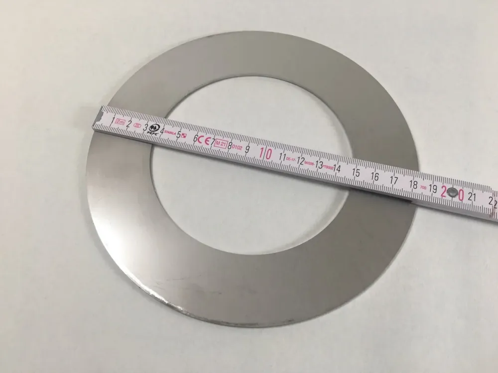 Hořákový kroužek 185 / 115 mm horní pro kamna na olej 5 kW nerezová ocel