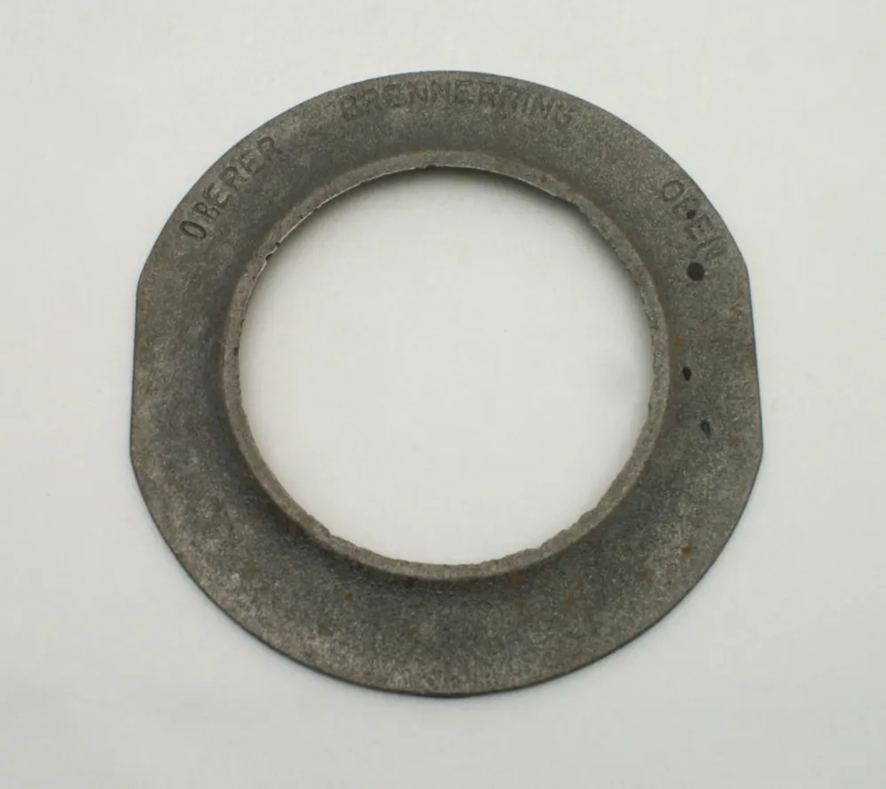 Hořákový kroužek 185 / 115 mm horní pro kamna na olej 5 kW nerezová ocel
