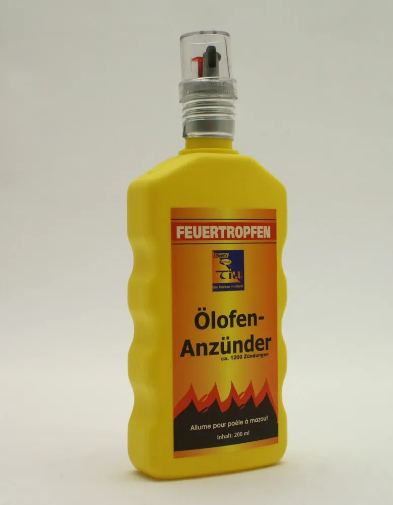 Kapalný olejový zapalovač do kamen Láhev se zapalovacím zařízením 200 ml
