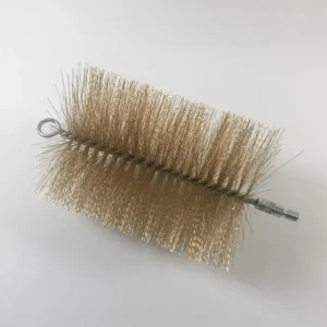 Kartáčová hlava 150mm trubkový kartáč z ocelového drátu s mosazným povrchem vnějším závitem M10