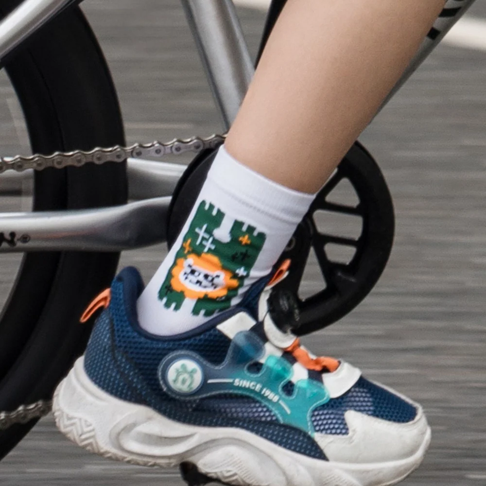9 kompresních dětských cyklistických ponožek ROCKBROS