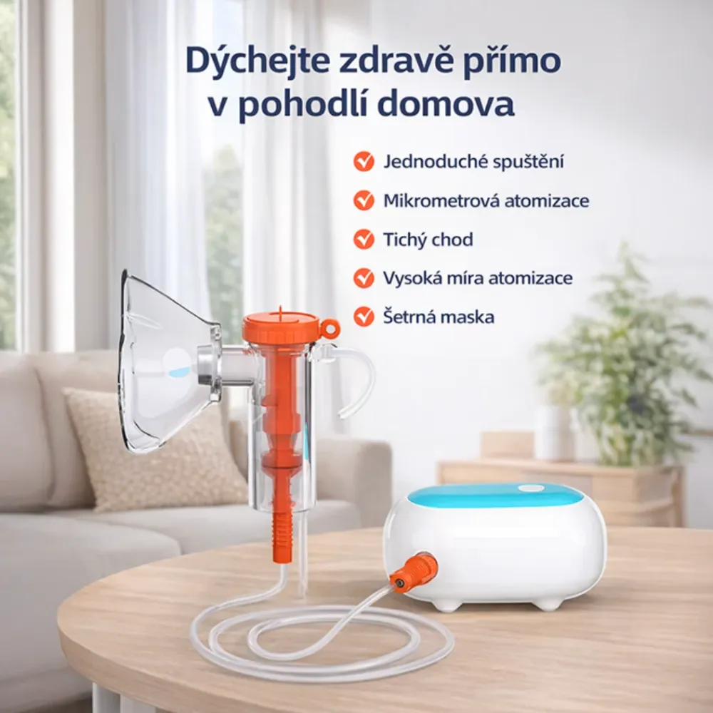Kompresorový inhalátor pro dospělé i děti
