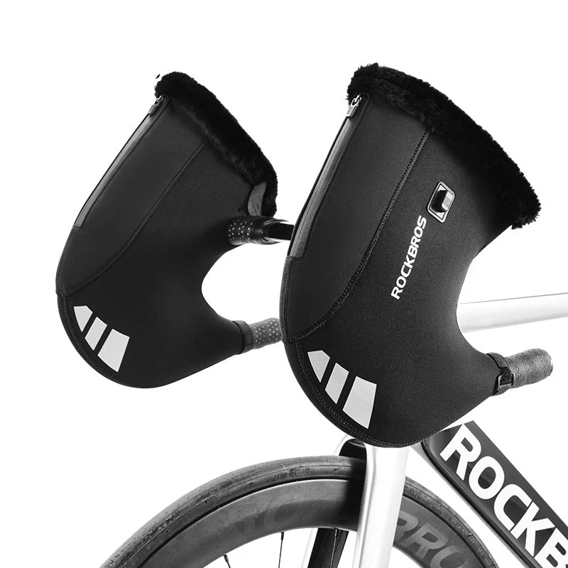 Manžety na řídítka s USB vyhříváním ROCKBROS Hiver 2