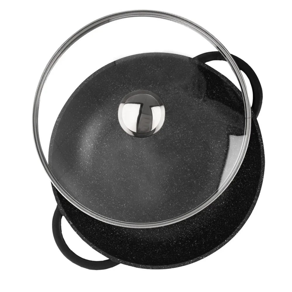 ORION Pánev GRANDE Wok s poklicí, průměr 28 cm