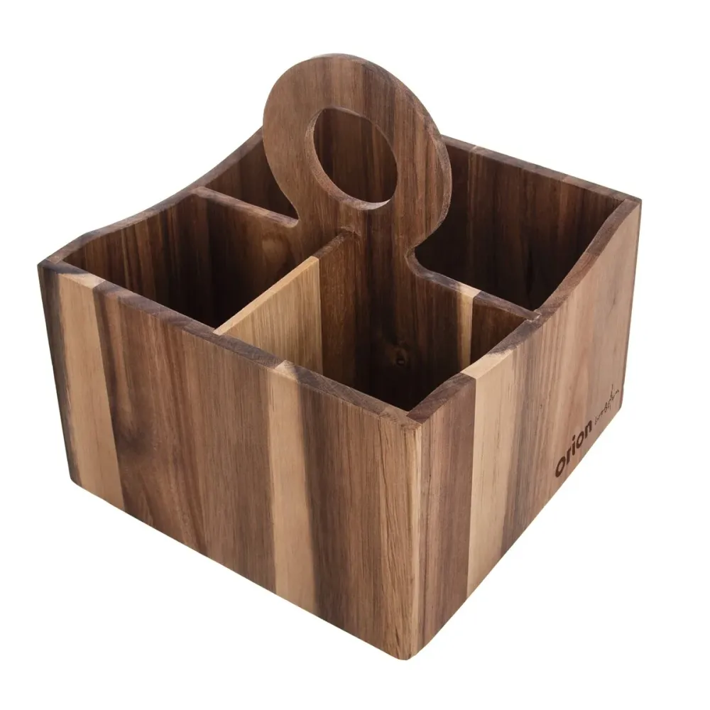 ORION Stojan na příbory WOODEN
