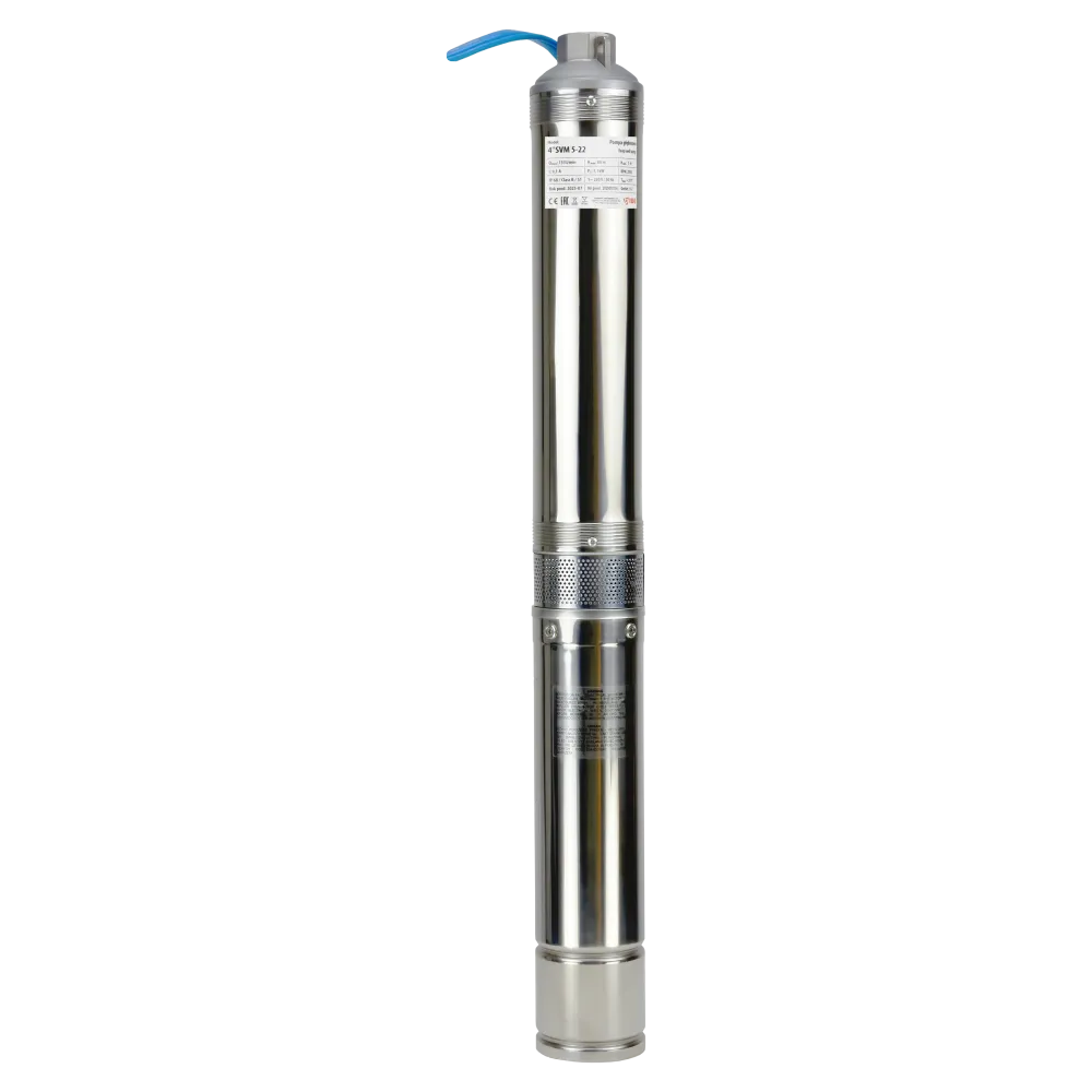 4" ponorné čerpadlo SVM 5-22 (1,1 kW, 230 V) s 30 m kabelem