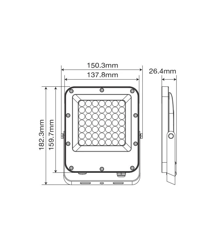 Reflektor LED RONA 30W 6000K