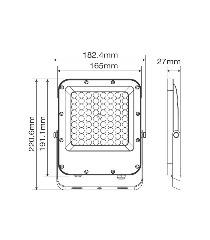 Reflektor LED RONA 50W 6000K