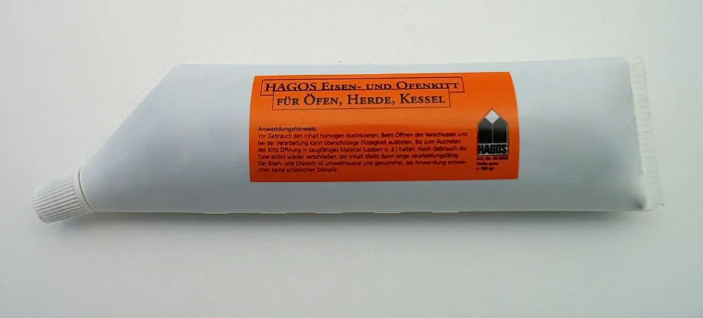 Žáruvzdorný kotlový cement pro kotle, pece, sporáky 500g trubka