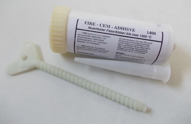Žáruvzdorné lepidlo z keramických vláken Těsnicí lepicí kazeta 80 ml