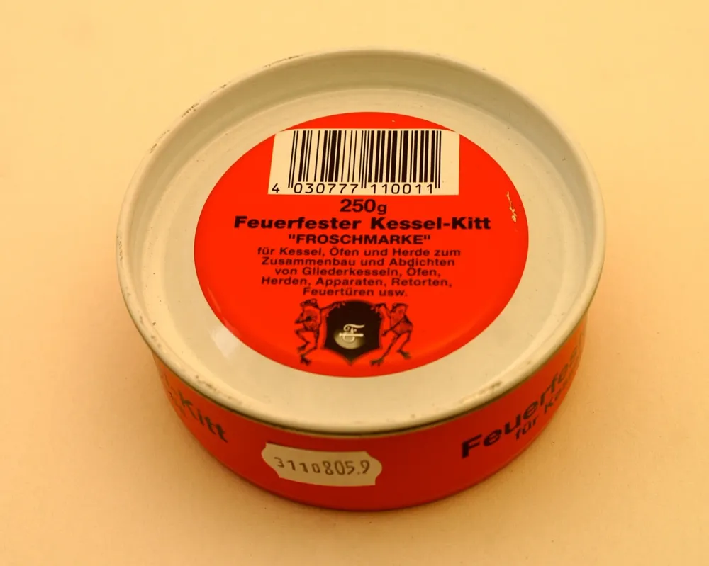 Žáruvzdorný tmel pro kotle, trouby, sporáky 250g plechovka