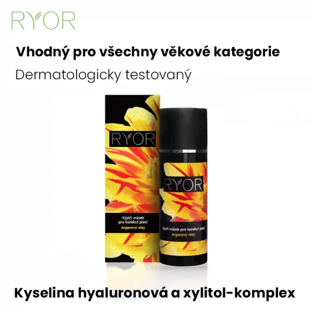 Ryor Arganový olej pro vyplnění vrásek korekci pleti 50 ml