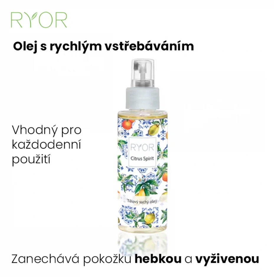 Ryor Citrus Spirit tělový suchý olej 100 ml