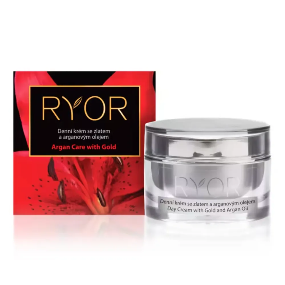 Ryor Denní krém se zlatem arganovým olejem 50 ml