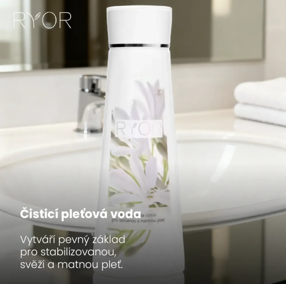 Ryor čisticí pleťová voda pro smíšenou mastnou pleť 200 ml