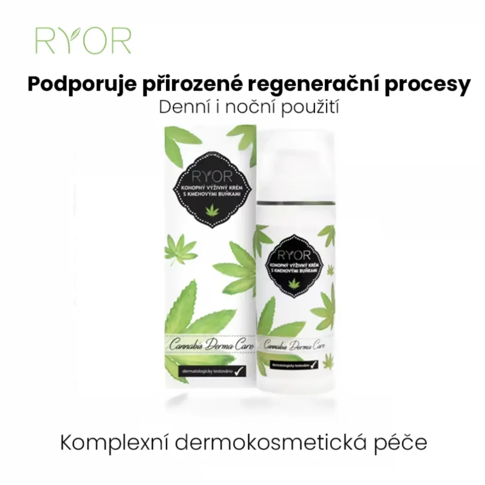Ryor Konopný výživný krém s kmenovými buňkami 50 ml