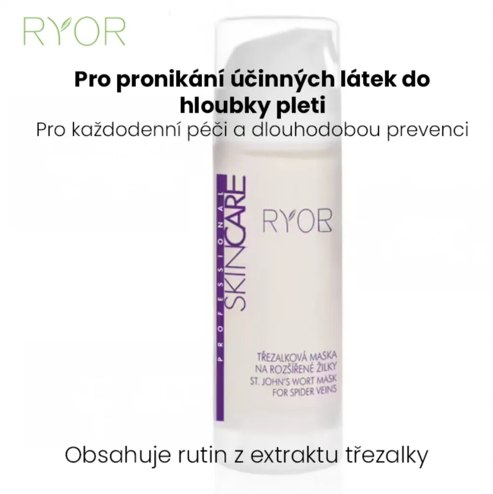 Ryor Maska z třezalky tečkované na žilky 150 ml