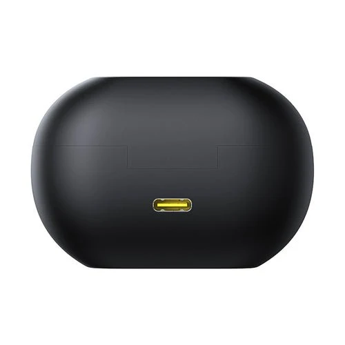 Sluchátka Baseus Bass 15 Clip OWS bezdrátová + USB-C kabel - černá.