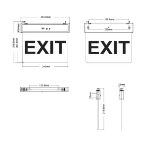 Svítidlo nouzové EXIT-10