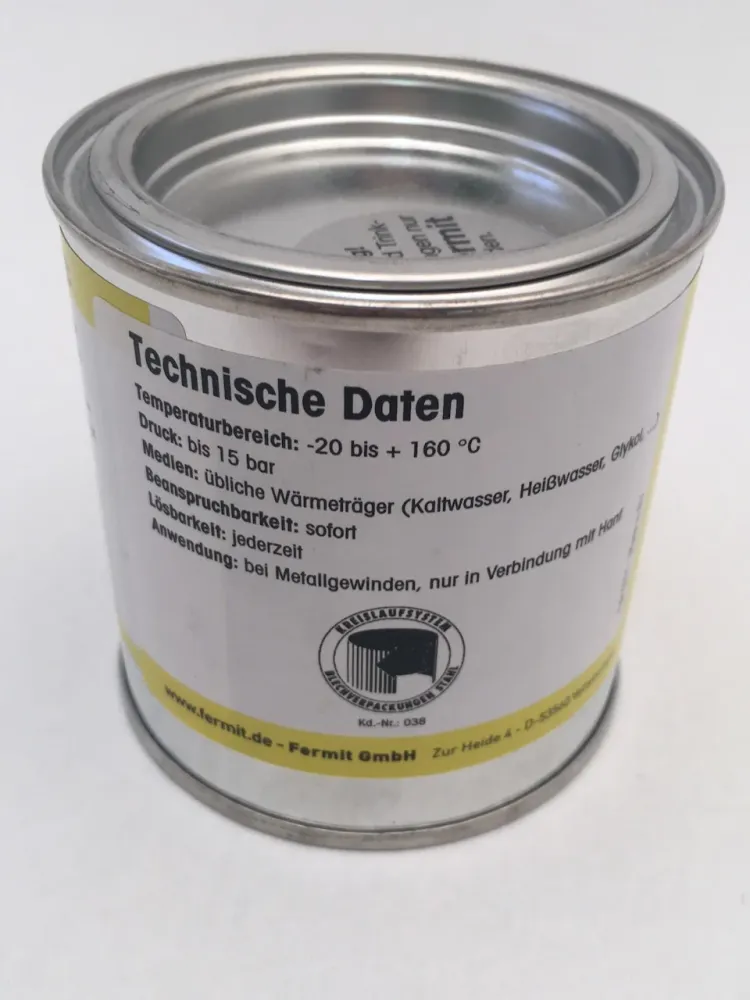 Těsnicí pasta na závity v solárních zařízeních Solární systémy 250 g plechovka