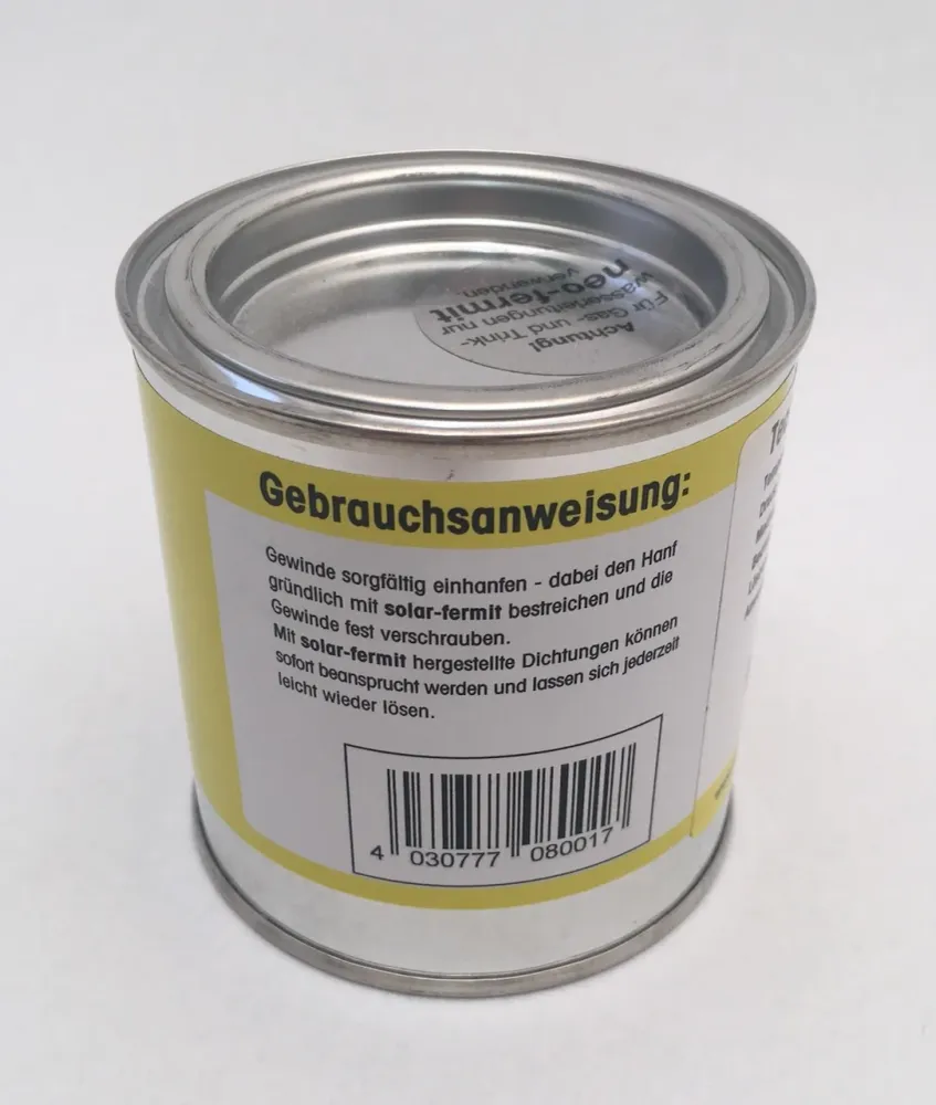Těsnicí pasta na závity v solárních zařízeních Solární systémy 250 g plechovka