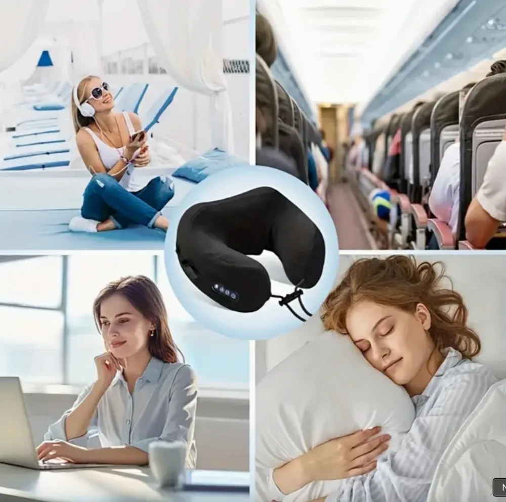 Unikátní relaxační masážní přístroj na krk s vyhříváním