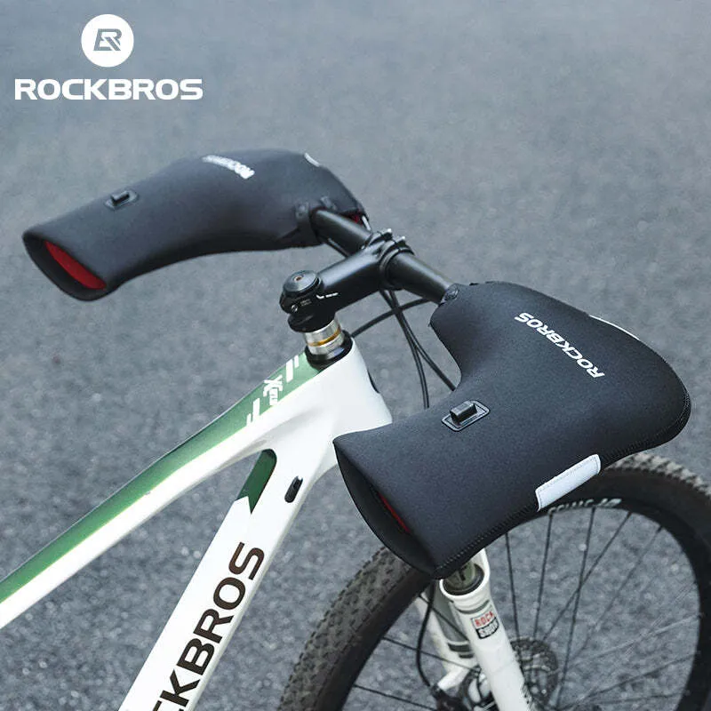 USB vyhřívané návleky na řídítka ROCKBROS Zima