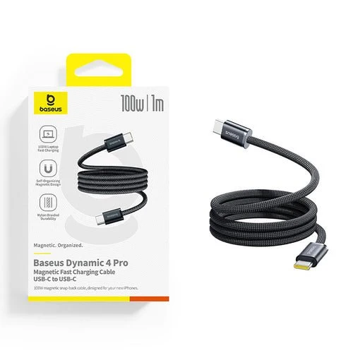 USB-C kabel Baseus Dynamic 4 Pro 100 W 1 m - černý