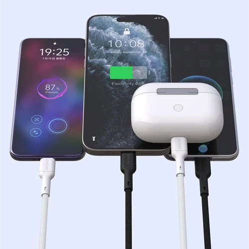 USB-C kabel Dudao L9C 65 W - 2 m - černý
