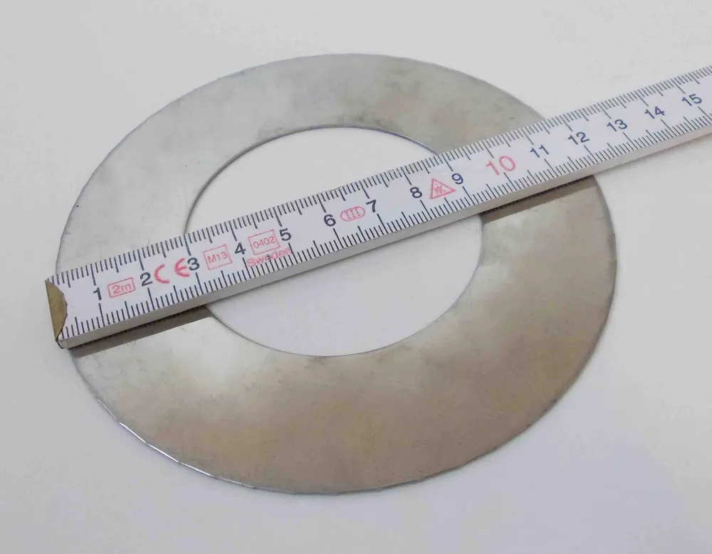 Vodicí kroužek hořáku 120/65 mm pro olejová kamna nerezová ocel
