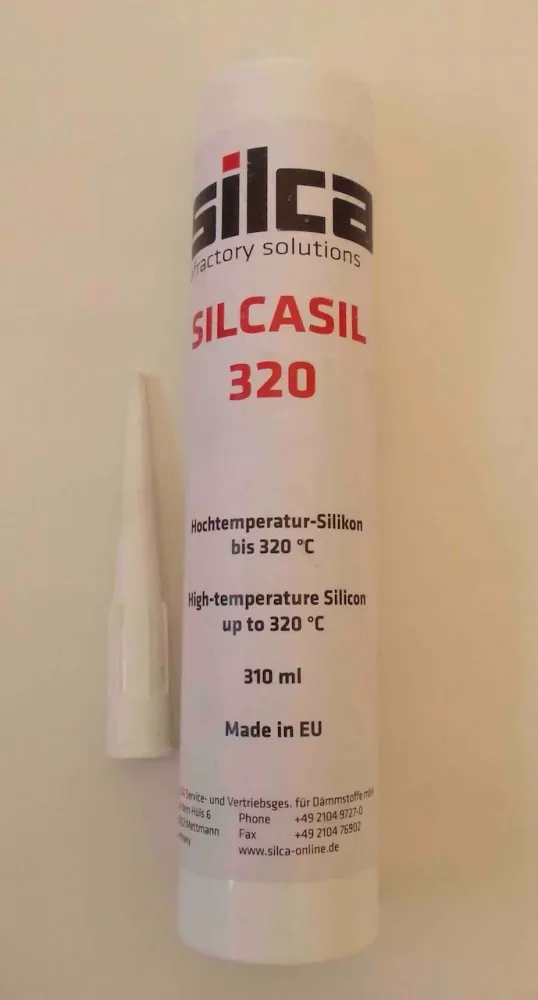 Vysokoteplotní silikonová 320°C žáruvzdorná kazeta BLACK