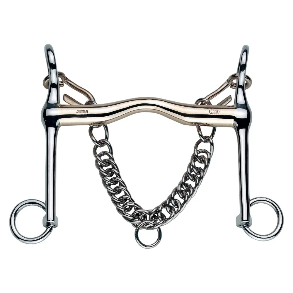 HS Weymouth bit, Aurigan 16mm No Color 145 mm