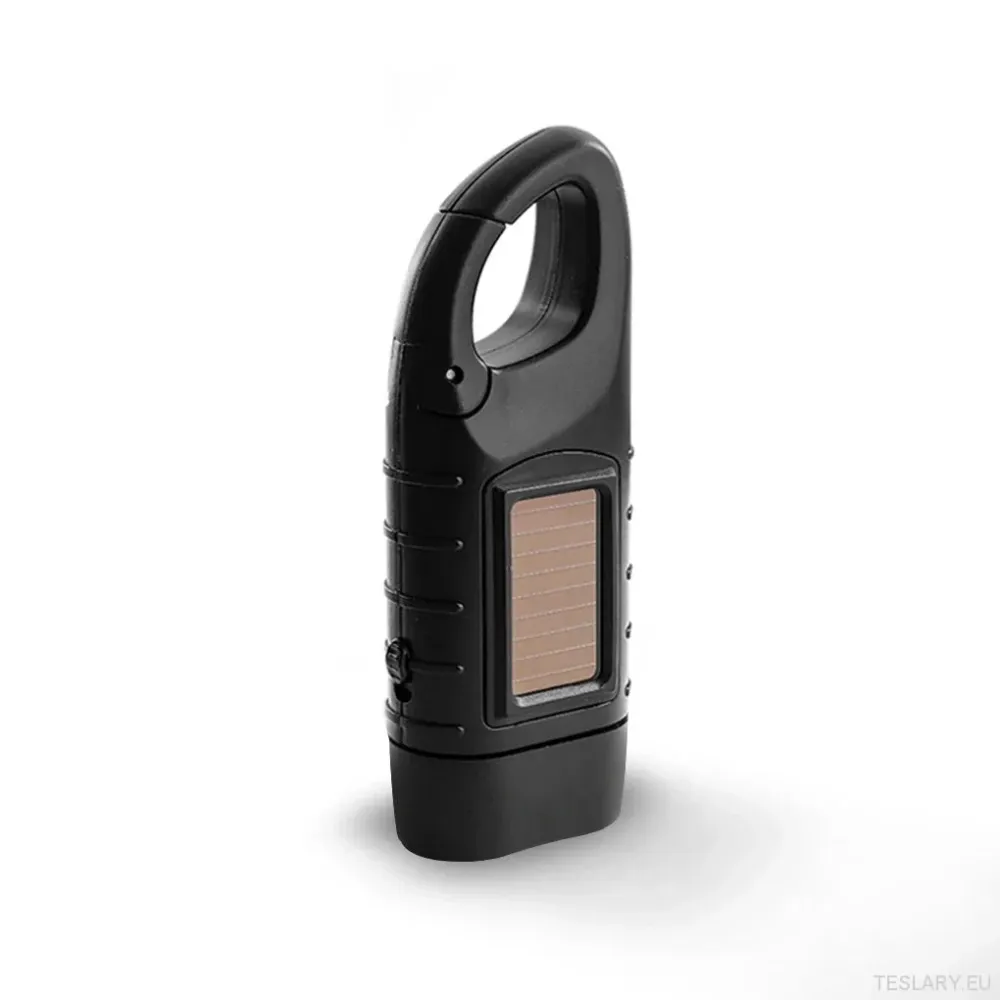 Přenosná solární poháněná nouzová nouzová svítilna lehká ručně klikaná světlo LED LED TOTORCH
