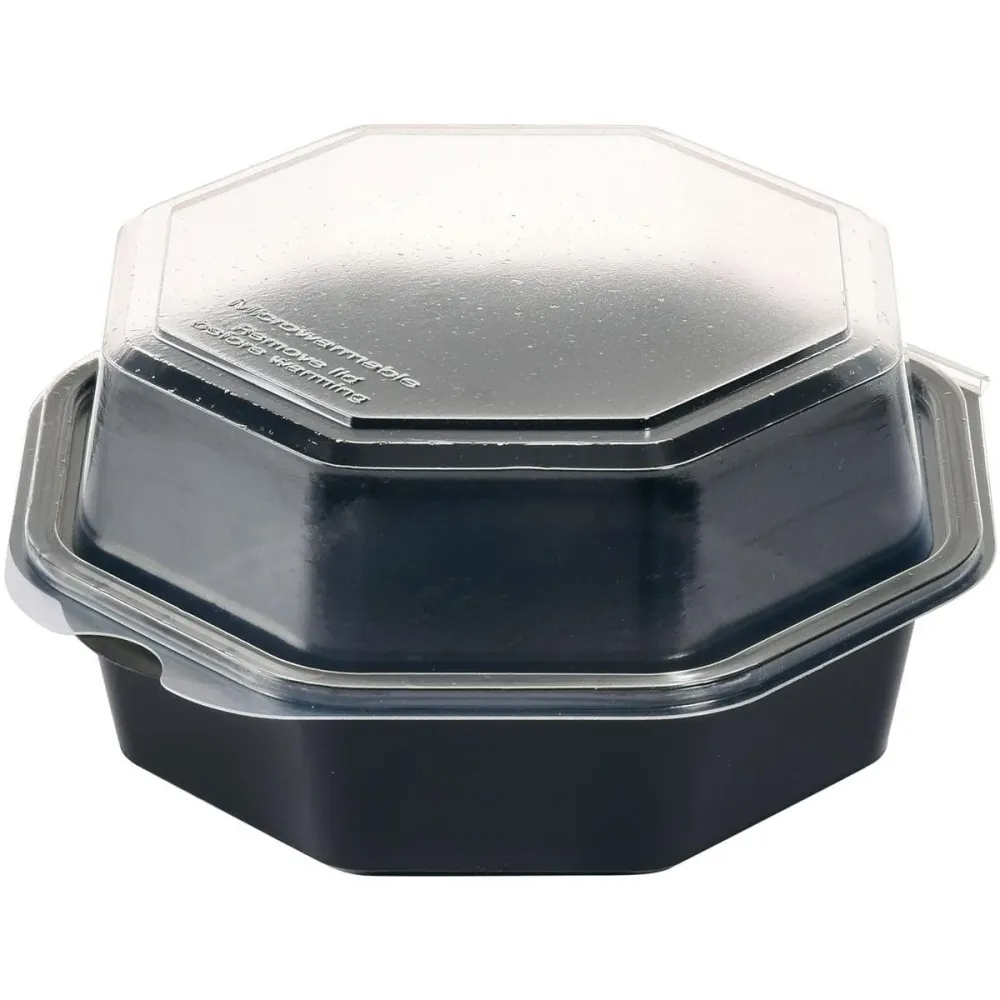 Octaview® Black / Transparent PS 160x160x80 | Pack (405 pieces)