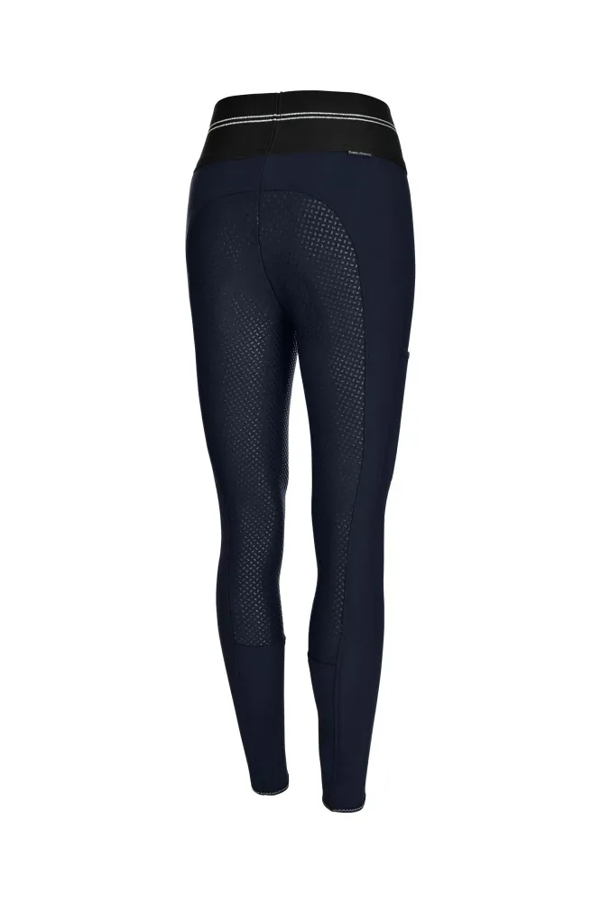 Gia Athleisure Softshell ratsastushousut kokogripeillä Blue Nights 46