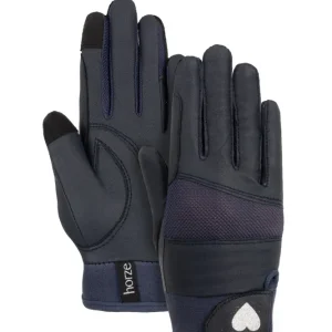 guanti per bamibini con motivo cuori glitterati Dark Navy 4