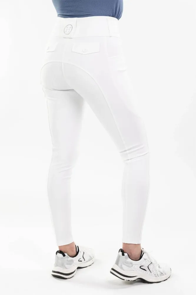 Ludivine Women's Fullseat Breeches Blanc (White) 16