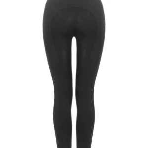 Mallas de Equitación con Asiento Completo para Mujer Leyla Grip Graphite Dark grey 36