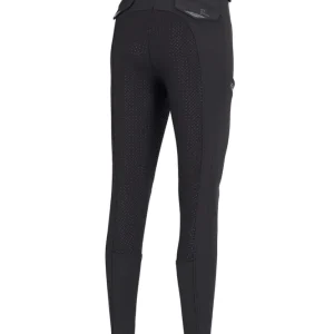 Pantalones de Montar con Asiento Completo para Mujer Laure Grip Anthracite 36