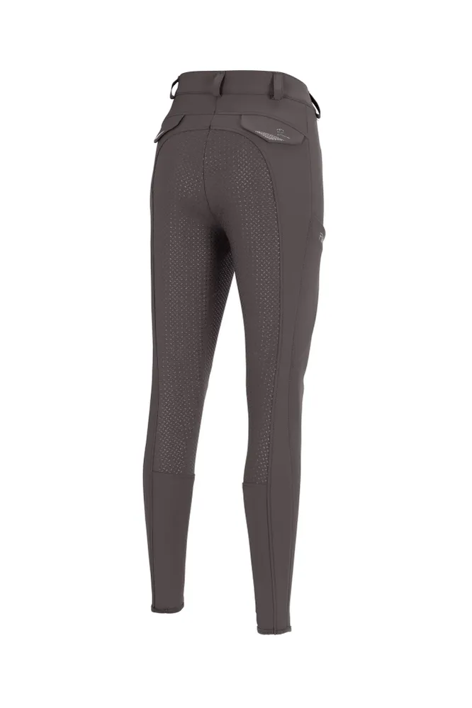 Pantalones de Montar con Asiento Completo para Mujer Laure Grip Fossil Brown 36