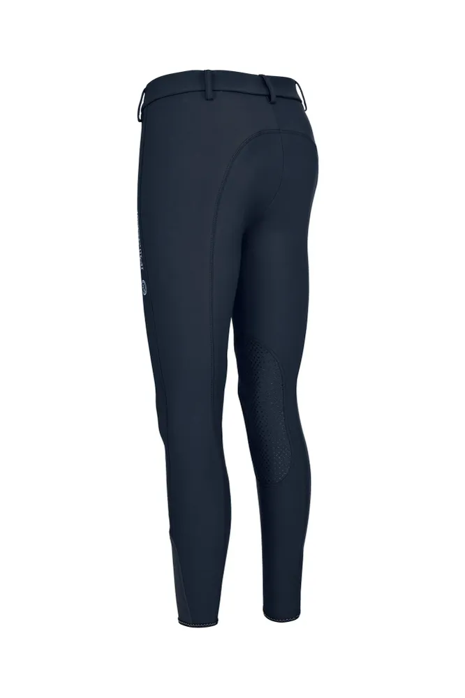 Prisca Grip Damen Reithose mit Kniebesatz Blue Nights 36