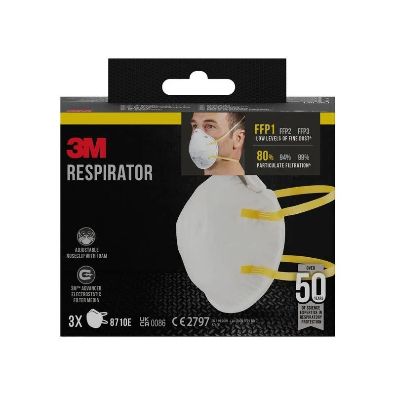 Masca de particule 3M ™ 8710E, FFP1, fără supapă
