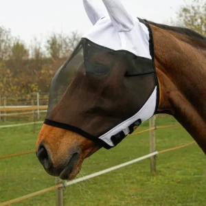SuperFly Cappuccio antimosche con protezione per le orecchie White P