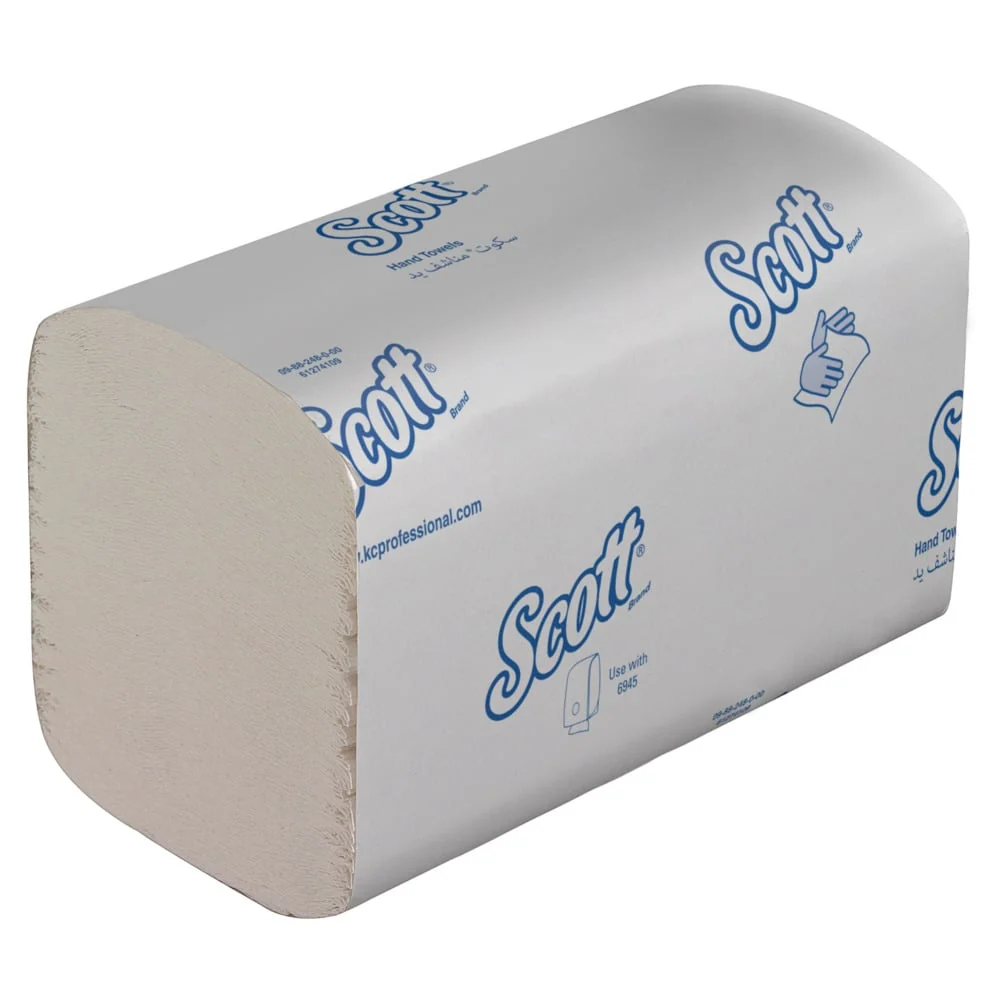 Certifikovaný OEM Toalhas Scott® Control ™ - Interfold / White / Little - 15 Clipes x 304 folhas | Papelão (15 pacotes)