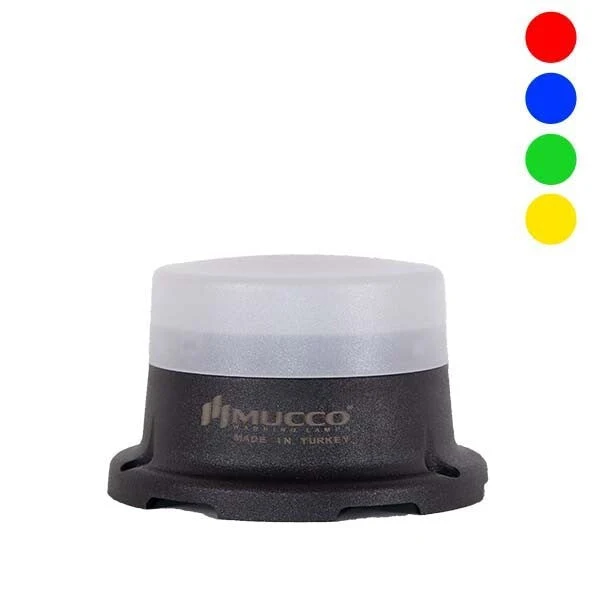 4 barvy-3 zvukové režimy RGB mini maják se zvukovým signálem