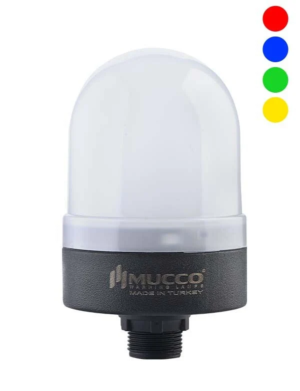 Signální světlo s povrchovou montáží, vícebarevné RGB