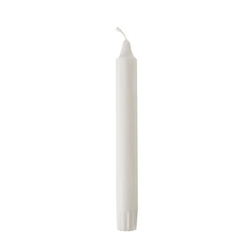 PAPSTAR 30 krone lys Ø 2,2 cm hvid lavet af 100 % stearin 24